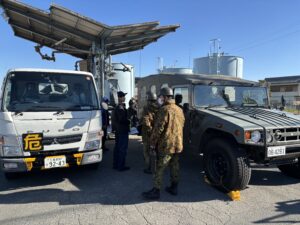 陸上自衛隊・中部経済産業局による合同燃料供給訓練に協力させていただきました